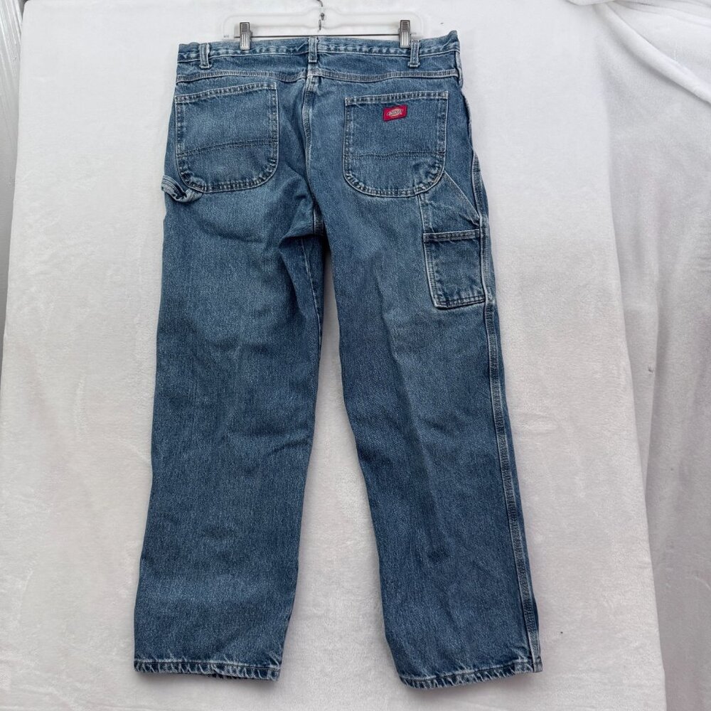 Dickies Carpenter Jeans Mens 38x30 (36x29) Blue Utility Workwear Gorpcore